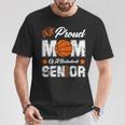 Proud Mom Of A Basketball Senior Class Of 2026 Graduation T-Shirt Unique Gifts