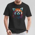Red Panda サングラスアートワーク Tシャツ 面白い贈り物