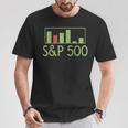 S&P 500 アメリカ株インデックス証券取引知識財務 Tシャツ 面白い贈り物