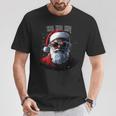 Sarkastischer Cooler Weihnachtsmann Mitonnenbrille Undchnee Weihnachten T-Shirt Lustige Geschenke