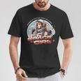 Sf宇宙少女ディフェンダー・オブ・ザ・スターズ・レディ・フォー・アクション。 Tシャツ 面白い贈り物