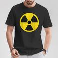 Símbolo De Peligro De Radiación Biohazard Nuclear Camiseta unisex Regalos divertidos