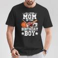 All Star Mom Of The Birthday Boy Basketball Soccer Sport T-Shirt Personalized Gifts