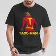 Taco-Man 面白い 反トランプ ハロウィーン 政治的コスチュームアイデア Tシャツ 面白い贈り物