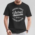 Vintage Born In 1946 Regalo De Cumpleaños Clásico Retro Camiseta unisex Regalos divertidos