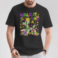 Walk It Like A Dog Mardi Gras Louisiana Carnival Fat Tuesday T-Shirt Personalized Gifts