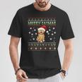 Weihnachten Mitüßer Katze Frohe Weihnachten Merry Catmas T-Shirt Lustige Geschenke