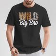 Wild Big Bro Zoo Born Two Be Wild B-Day Safari Jungle Animal T-Shirt Personalized Gifts