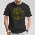 Yggdrasil、ケルトの生命の木、北欧神話tシャツ Tシャツ 面白い贈り物