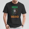 アイルランド代表 Irishquadtパトリックスデー レプラキャノン アイルランド アイリッシュ Tシャツ 面白い贈り物