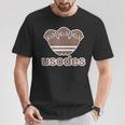 ウソデス Usodes かわうそです。《ブラウン 茶》コツメカワウソ かわいい ブランド パロディ 面白い Tシャツ 面白い贈り物