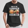 サンドイッチ服 This Is Myandwich Eating Tシャツ 面白い贈り物