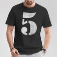 ナンバー5 Tシャツ 面白い贈り物