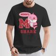ママシャーク・レトロ・ベイシャーク・サメなかぞく・プレゼント・キッズ・メンズ・ウーマンズ Tシャツ 面白い贈り物