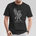 リバプール イングランド Est1207 Colossal Liverbird Grey Age Tシャツ 面白い贈り物