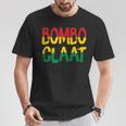 レゲエとジャマイカ Bombo Claat ラスタ ボンボクラット Tシャツ 面白い贈り物