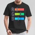 レッド グリーン ブルー Rgb カラー モデル アーティスト Tシャツ 面白い贈り物