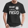 ヴィンテージ NERDファレル Brain Is Forever Nerd ギフトアイデア Tシャツ 面白い贈り物