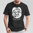 伝統的な日本のマスク、ひょっとこ様式デザイン。 Tシャツ 面白い贈り物