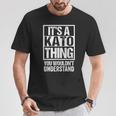 加藤苗字名字 A Kato Thing You Wouldn't Understand Family Name Tシャツ 面白い贈り物