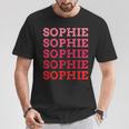 名前入りophie I Loveophie ヴィンテージ Tシャツ 面白い贈り物