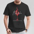 還暦祝い ワイン好き 酒好き 父 母 男性 女性 60歳お祝い Aged With Grace And Wine Tシャツ 面白い贈り物