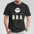 面白い 「Bba」おもしろギャグ-ジョーク 漢字 ばばあ 文字入り Tシャツ 面白い贈り物