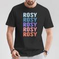 面白いギフト名 Rosy パーソナライズ 名前 Tシャツ 面白い贈り物