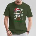 Party Elf Partnerlook Elfen Weihnachten Ugly Christmas T-Shirt Lustige Geschenke