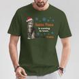 Santa Paws Cat T-Shirt Unique Gifts
