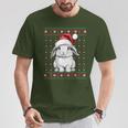 Ugly Christmas Sweater Rabbit Lover Santa Hat Holiday T-Shirt Personalized Gifts Ugly Christmas Sweater Rabbit Lover Santa Hat Holiday T-Shirt Personalized Gifts