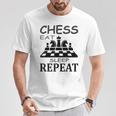 Chess Play チェス盤 チェスマット ギフトアイデア Tシャツ 面白い贈り物