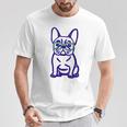 Cute French Bulldog Graphic With Glasses Pop Art Frenchie T-Shirt Unique Gifts Cute French Bulldog Graphic With Glasses Pop Art Frenchie T-Shirt Unique Gifts