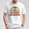 Disc Golf Shirts Men Best Dad By Par Flying Disc Golf T-Shirt Unique Gifts