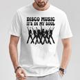 Disco Music It's In Myoul ヴィンテージ 70年代 ダンシング レトロダンス Tシャツ 面白い贈り物