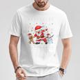 Dabbinganta Christmas おかしいdabサンタクロースクリスマス Tシャツ 面白い贈り物