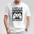 Gaming Livello Papablocatto Regalo Gamer Esta Del Papà Maglietta Regalos divertidos