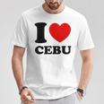 I Love Cebu フィリピン フィリピン人 Tシャツ 面白い贈り物