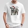 Mooey Christmas Western Highland Cow Santa T-Shirt Unique Gifts Mooey Christmas Western Highland Cow Santa T-Shirt Unique Gifts