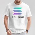 Solコインcryptocurrency 30ソラナ・テクノロジーolana Tシャツ 面白い贈り物