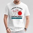 Strike スペア ビール ボウラー ボーリングボール 面白ボウリング Tシャツ 面白い贈り物