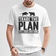 Trade The Plan Not Your Emotions デイトレーダー Trading 株式 証券取引所 Tシャツ 面白い贈り物