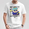 サウスパーク・カートマンリスペクト・マイ・オーソリティ Tシャツ 面白い贈り物