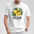 シチリア イタリア シチリア イタリア フレッシュ イタリアン レモン シチリア Tシャツ 面白い贈り物
