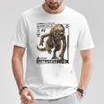 ジュラシック・ワールド Distortus Rex Ingenpecies File Tシャツ 面白い贈り物