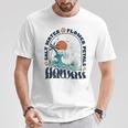 ソルトウォーターフラワー 花びら ハワイ 夏のビーチ愛好家 バック Tシャツ 面白い贈り物