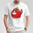 トマトの猫 コスチューム Tシャツ 面白い贈り物