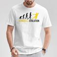 ハンドボール選手の進化ハンドボール Tシャツ 面白い贈り物