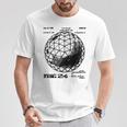 バックミンスター フラー 測地線 特許 科学 工学 数学 Tシャツ 面白い贈り物