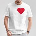 レッドハート I Lovehion Tシャツ 面白い贈り物